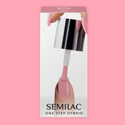 Semilac One Step Hybrid Gel Polish Starter Set CUSTOMISED - 630 French Pink