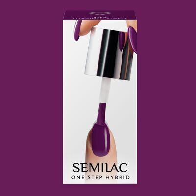 Semilac One Step Hybrid Gel Polish Starter Set CUSTOMISED - 760 Hyacinth Violet