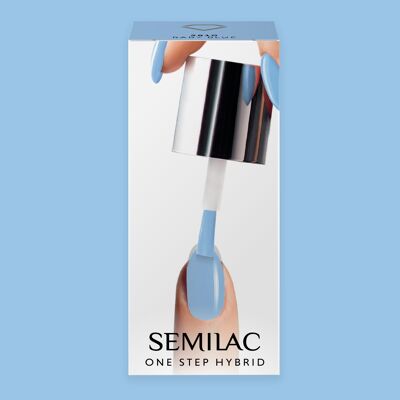 Semilac One Step Hybrid Gel Polish Starter Set CUSTOMISED - 810 Baby Blue
