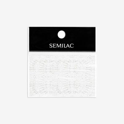 Semilac Nail Transfer Foil White Lace 16