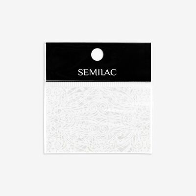 Semilac Nail Transfer Foil White Lace 15
