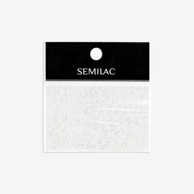 Semilac Nail Transfer Foil White Lace 13