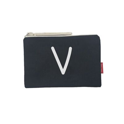 Bolso Neceser / Cartera de Mano, 100% Algodón, modelo "V" 2