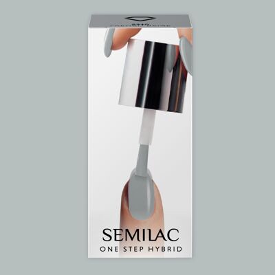 Semilac One Step Gel Polish Bottle 5ml 120 Light Grey