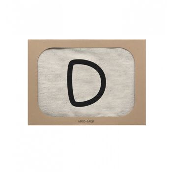 Trousse de toilette / sac à main, 100% coton, modèle "D" 3