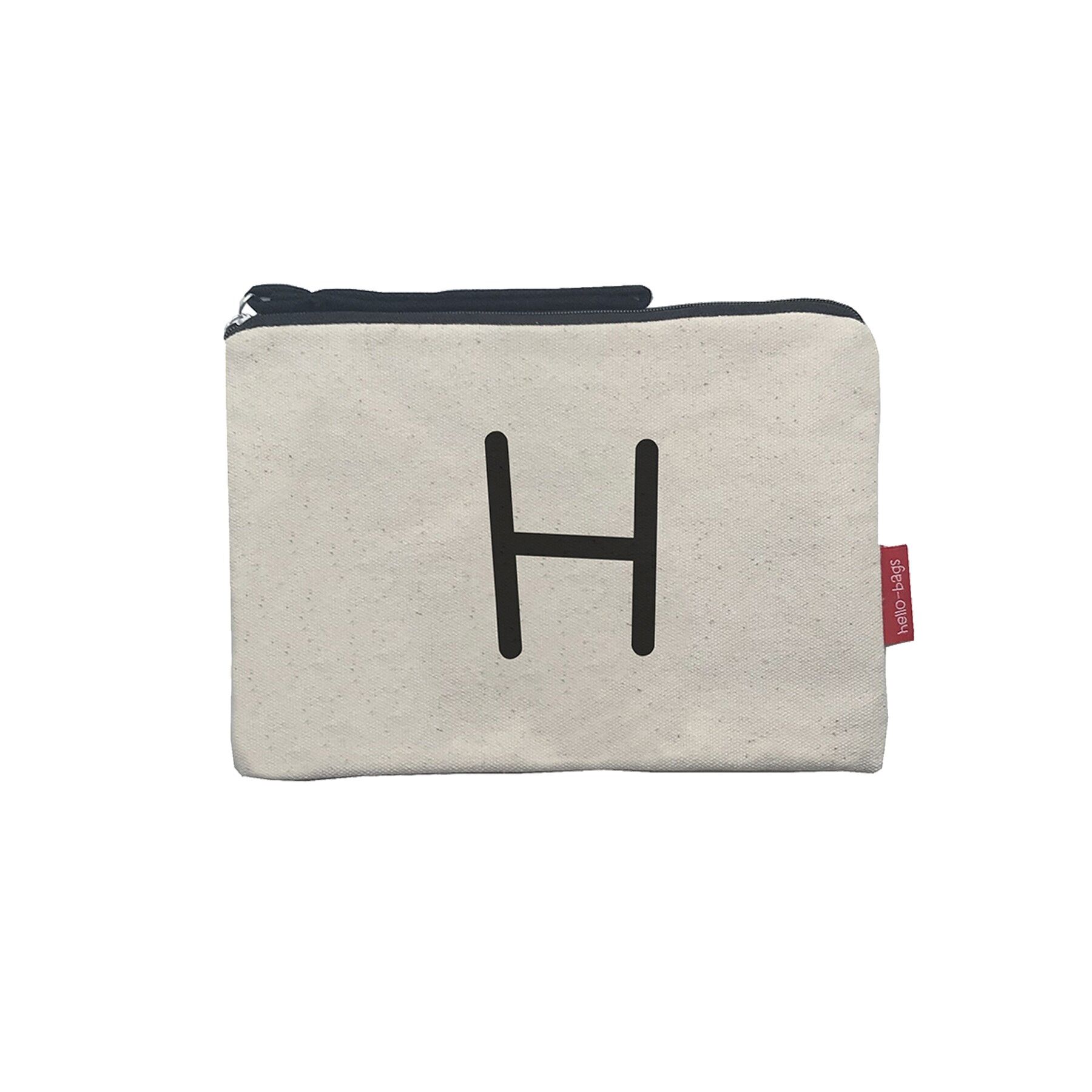 Kulturbeutel / Handtasche, 100% Baumwolle, Modell "H" 2