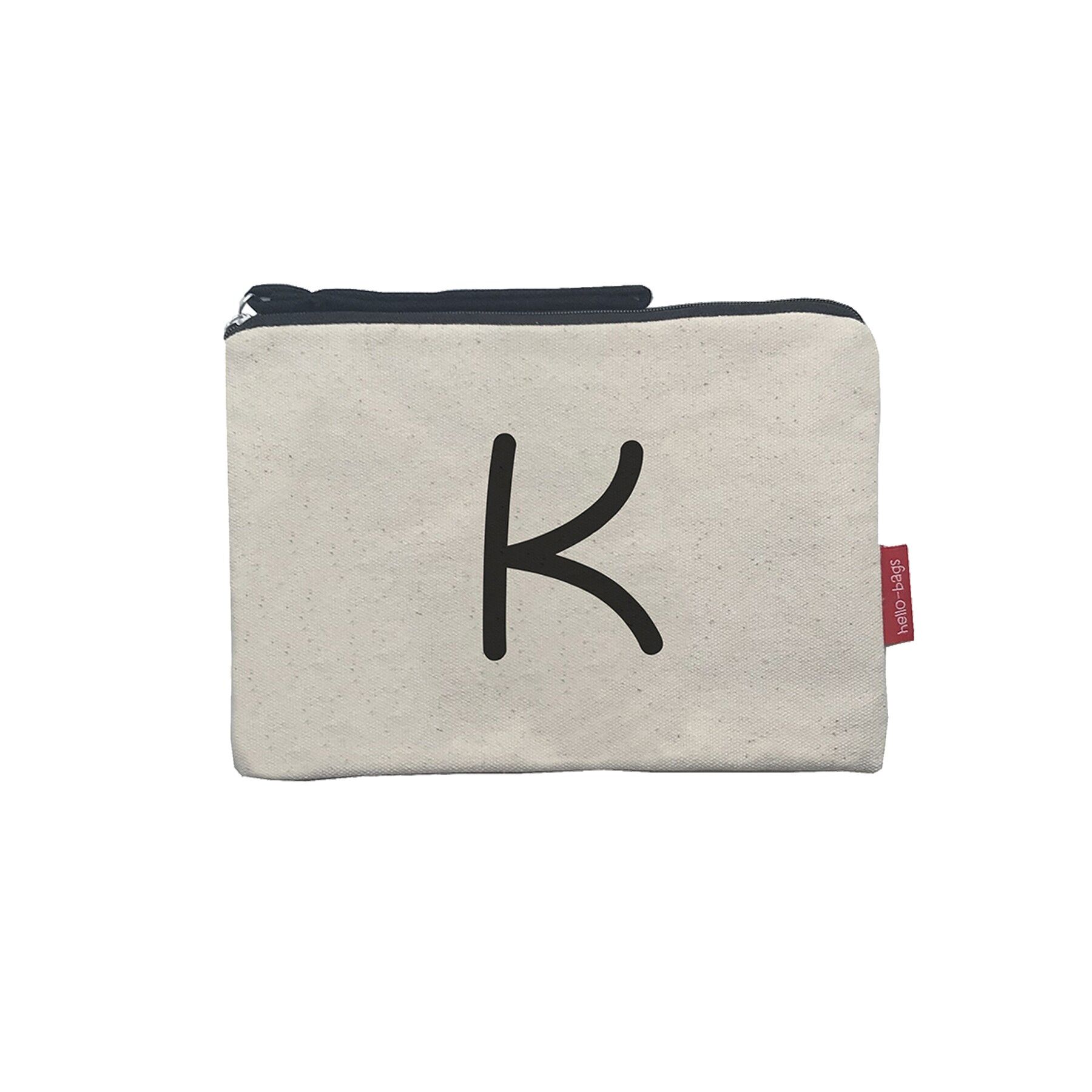 Beauty case / Borsa a mano, 100% Cotone, modello "K"