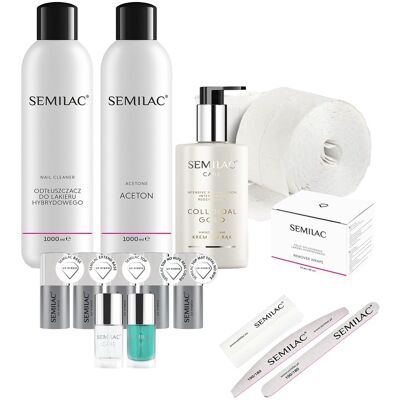 Semilac Essentials Starter Set For Salons And Nail Techs