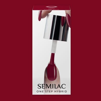 Semilac One Step Gel Polish Bottle 5ml 575 Dark Red