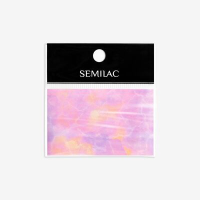 Semilac Nail Transfer Foil Pink Marble 11