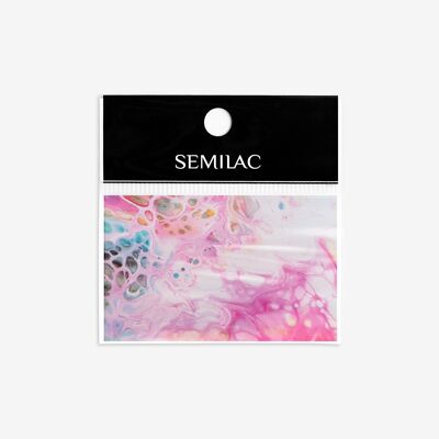 Semilac Nail Transfer Foil Rainbow Marble 08