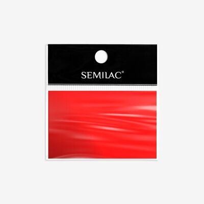 Semilac Nail Transfer Foil Red 04