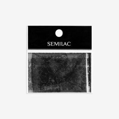 Semilac Nail Transfer Foil Black Lace 06