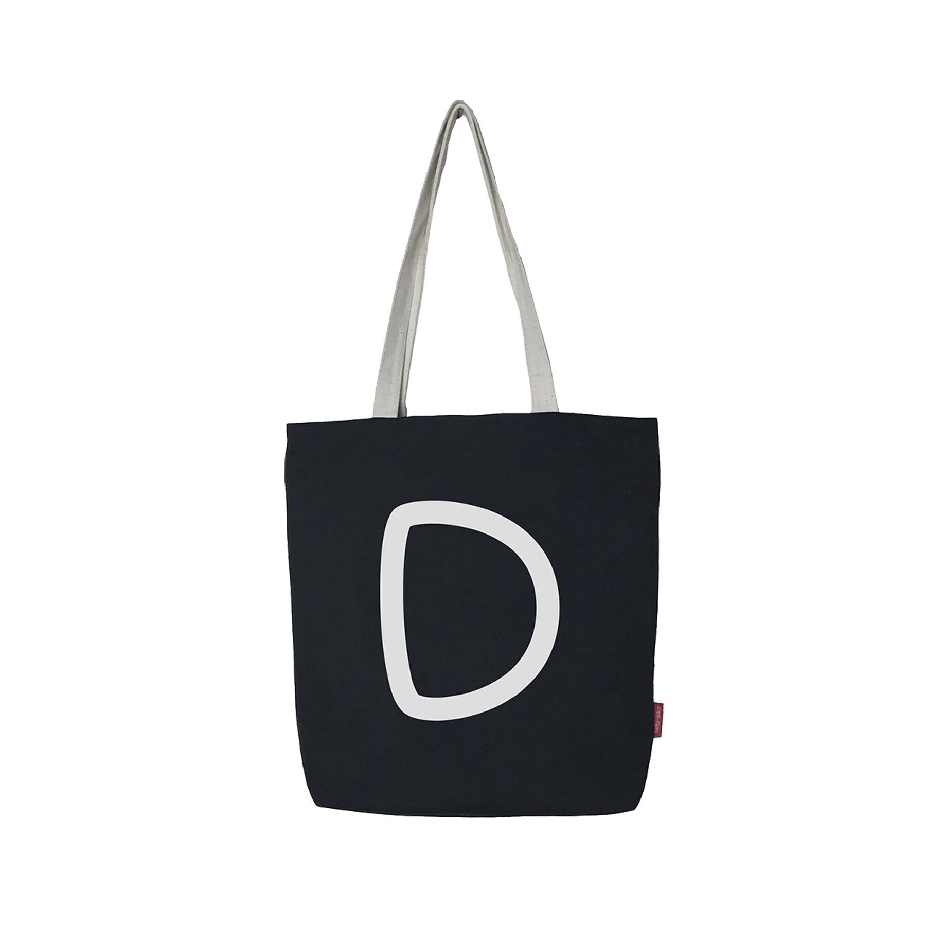 Borsa shopper, 100% Cotone, modello "D"