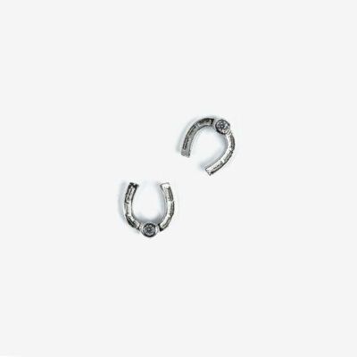 Semilac Decoration Silver Horseshoe 787