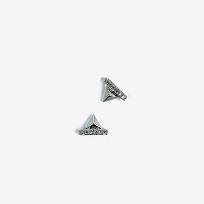 Semilac Decoration Silver Pyramids 783