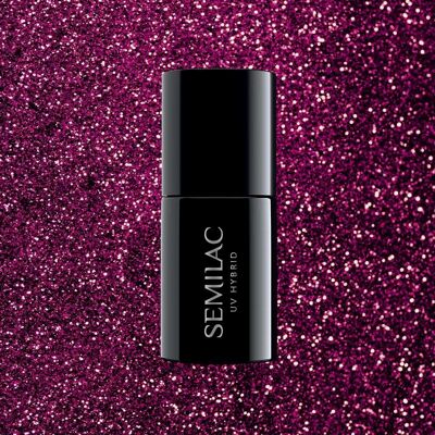 Semilac 343 Shimmer Violet UV Gel Polish 7ml