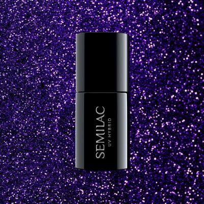 Semilac 342 Shimmer Navy Blue UV Gel Polish 7ml