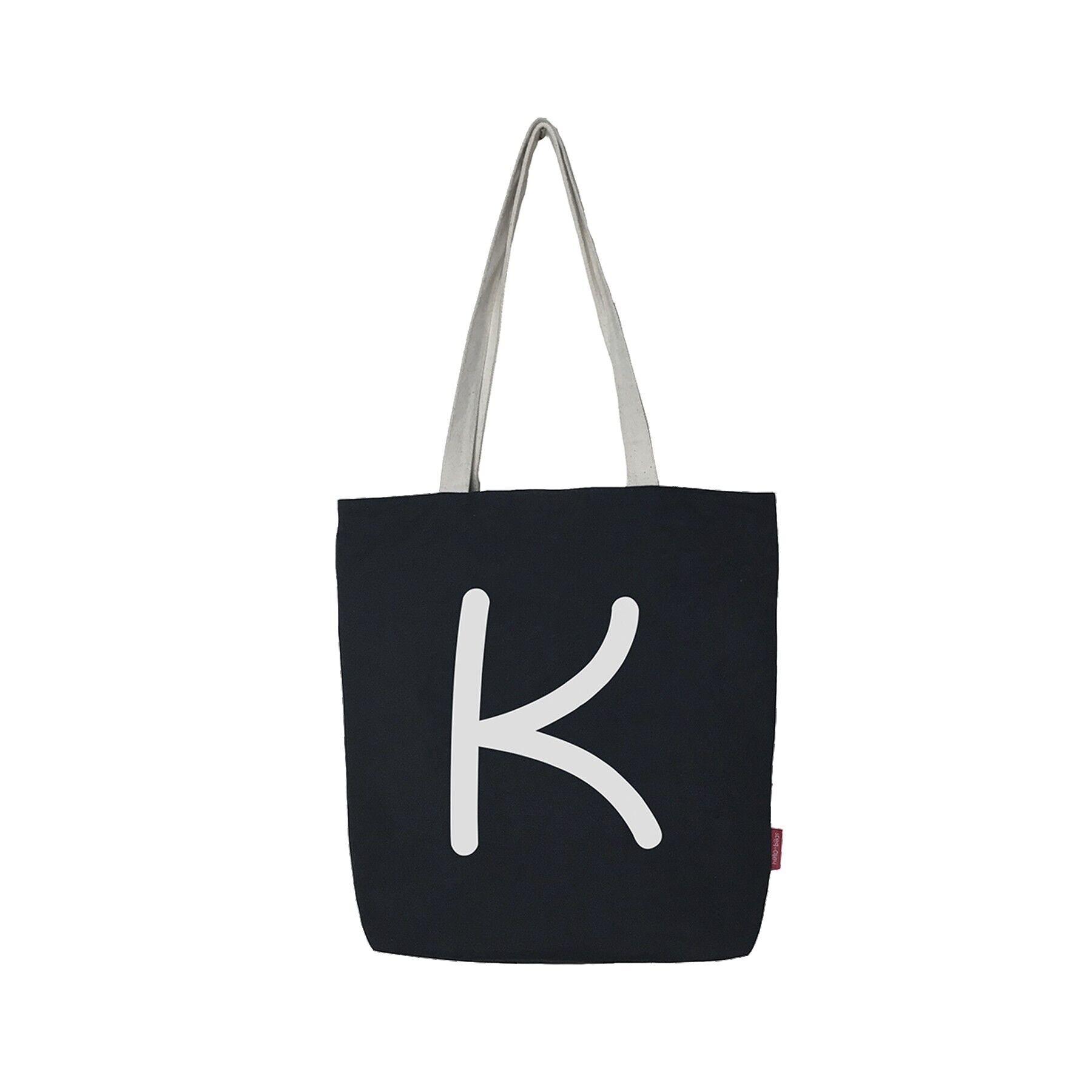 Borsa tote, 100% Cotone, modello "K"