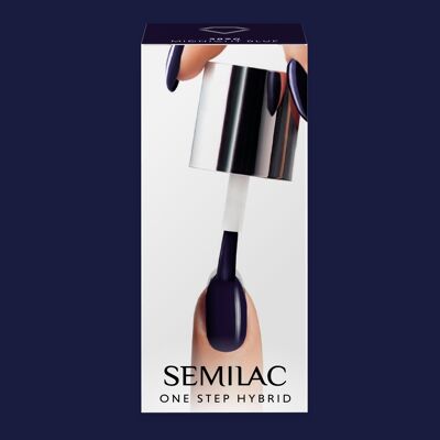 Semilac One Step Gel Polish Bottle 5ml 890 Midnight Blue