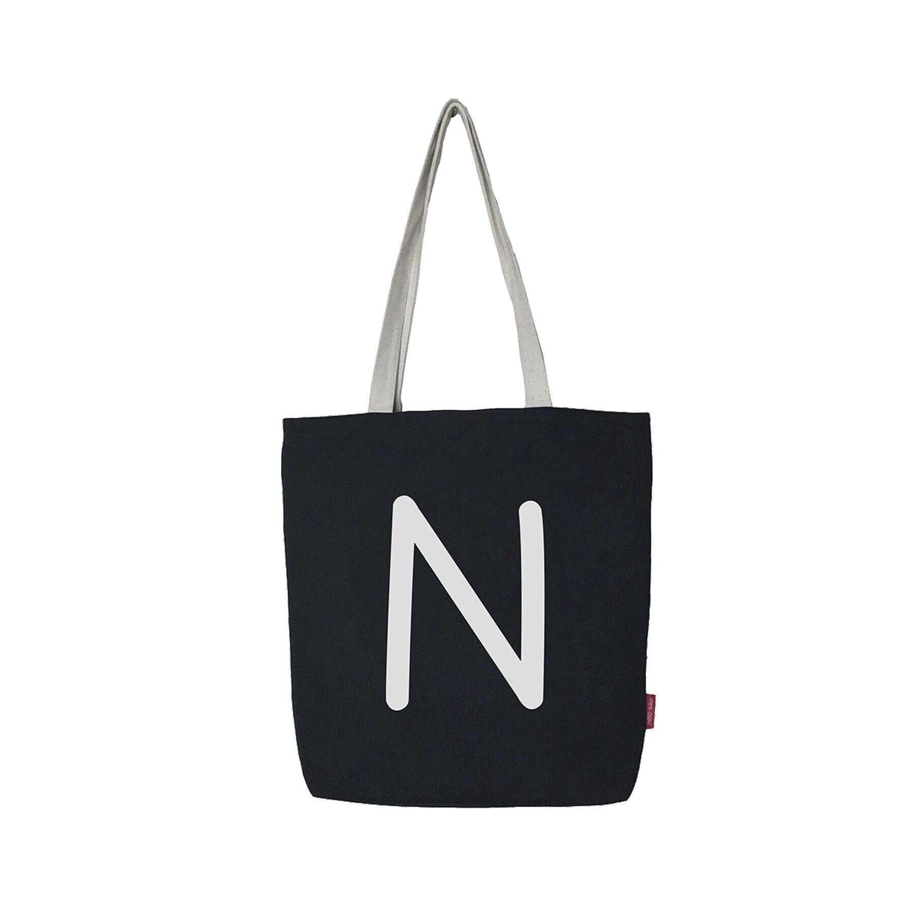 Borsa tote, 100% Cotone, modello "N"