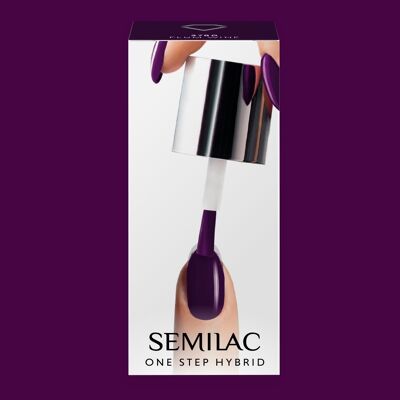 Semilac One Step Gel Polish Bottle 5ml 780 Plum Wine