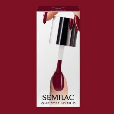 Semilac One Step Gel Polish Bottle 5ml 580 Crimson