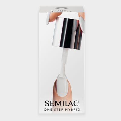 Semilac One Step Gel Polish Bottle 5ml 110 The White