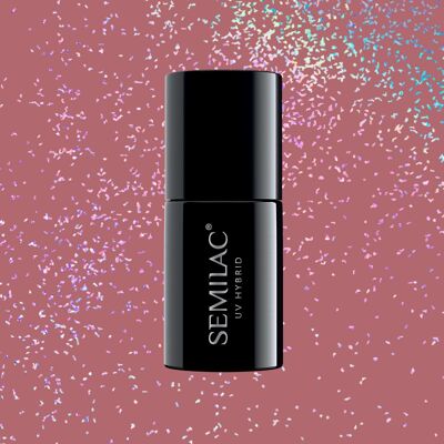 Semilac 321 Shimmer Dust Caramel UV Gel Polish 7ml
