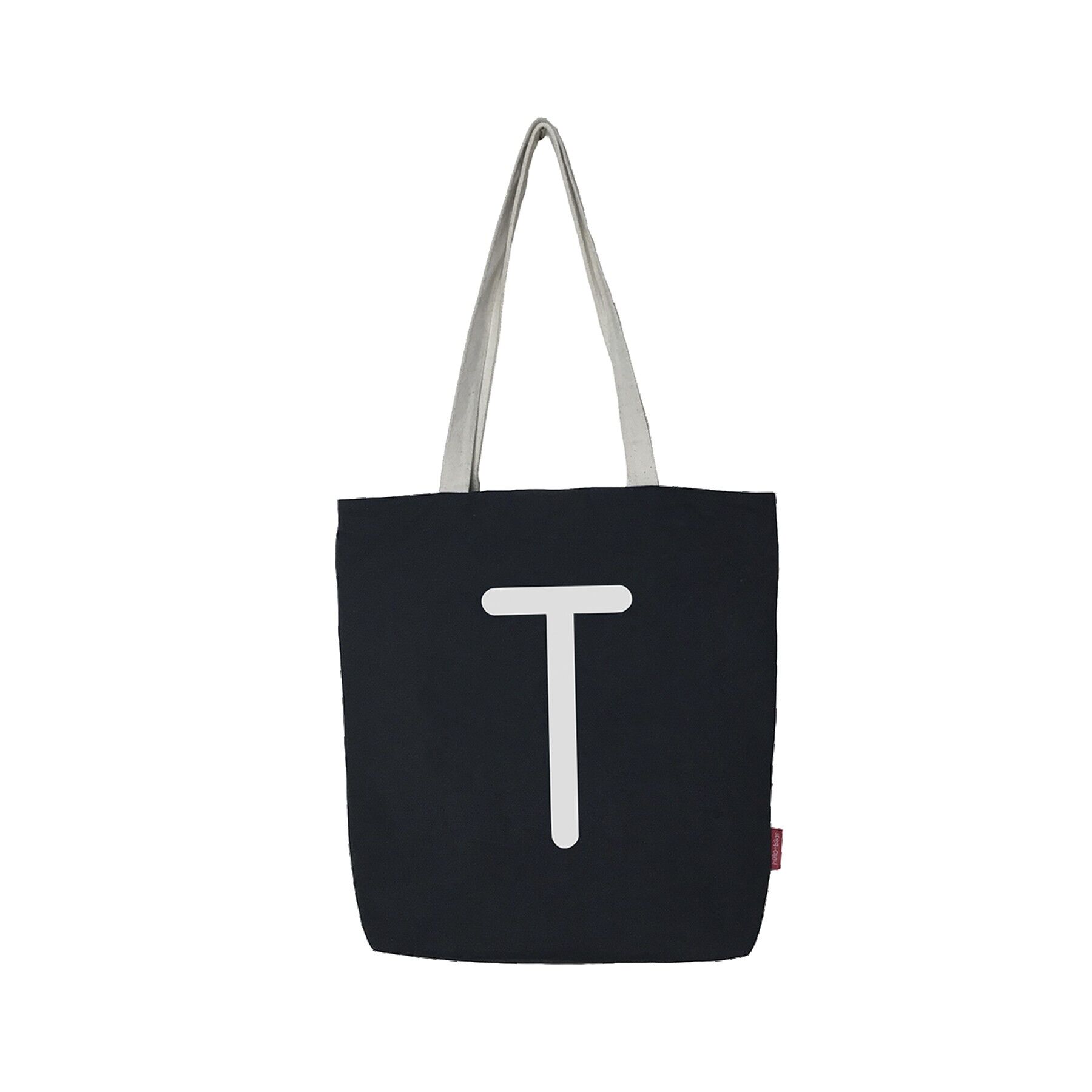 Borsa shopper, 100% Cotone, modello "T"