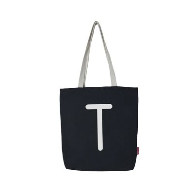 Bolso Tote, 100% Algodón, modelo "T"