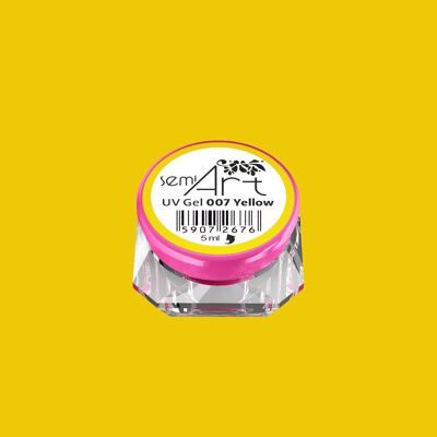 Semilac SemiArt UV Gel - 007 Yellow