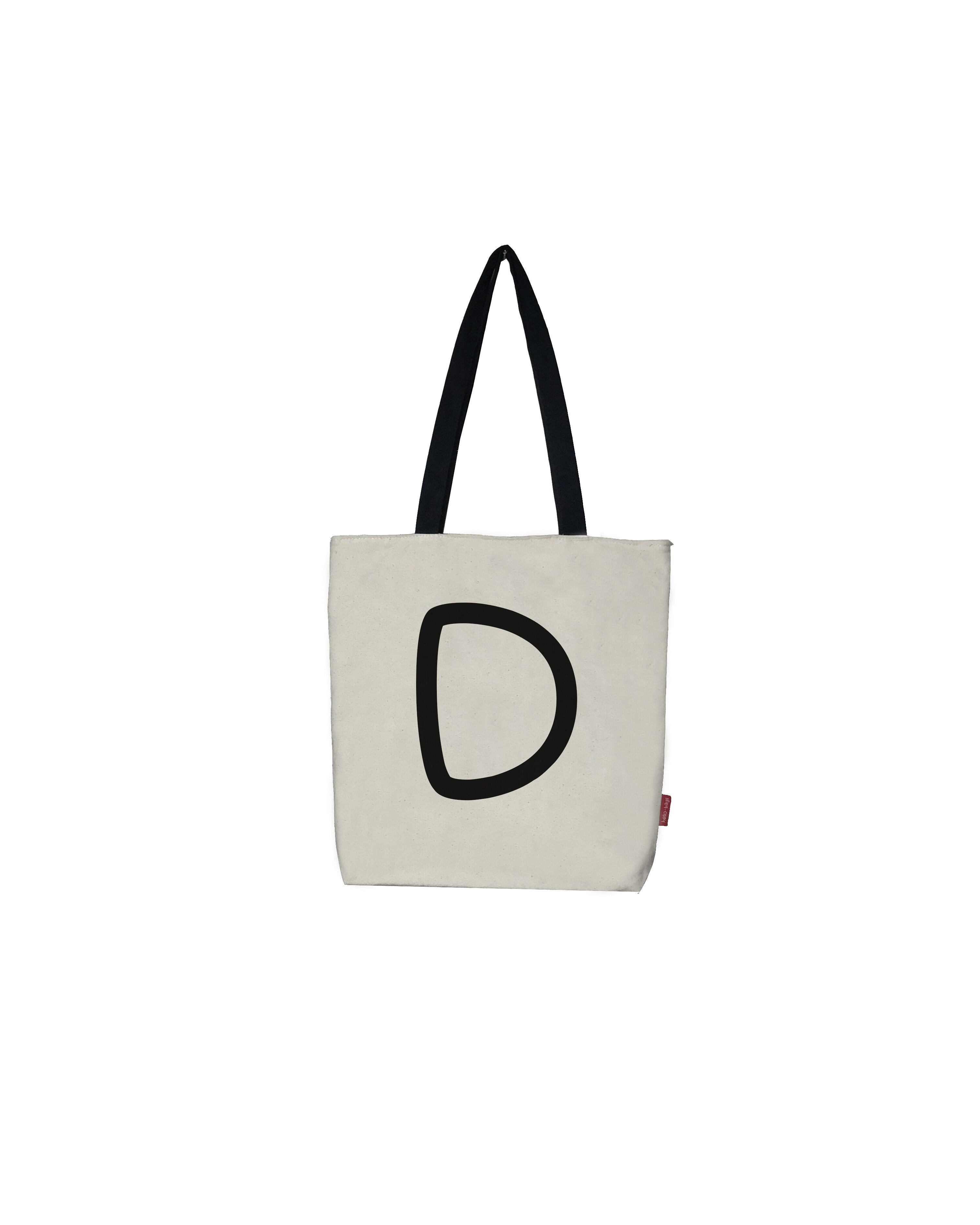 Borsa shopper, 100% Cotone, modello "D"