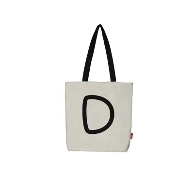 Bolso Tote, 100% Algodón, modelo "D"