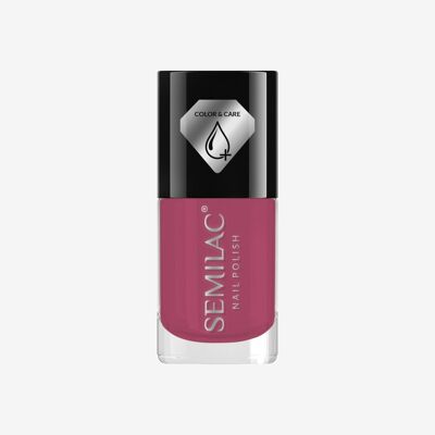 Semilac Nail Polish Colour & Care C745 Dark Pink