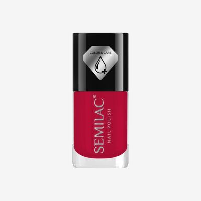 Semilac Nail Polish Colour & Care C553 Raspberry Red
