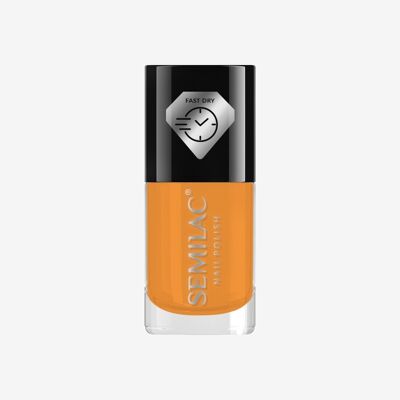 Semilac Nail Polish Fast Dry C440 Orange