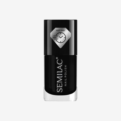 Semilac Nail Polish Fast Dry C195 Black