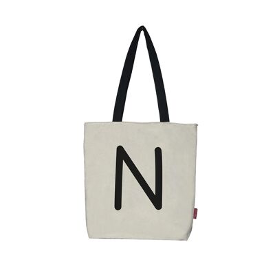 Bolso Tote, 100% Algodón, modelo "N" 2