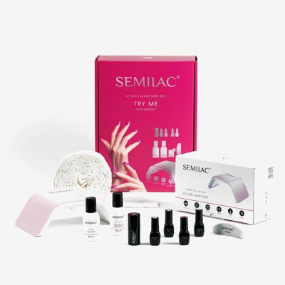 Semilac Starter Set Try Me CUSTOMISED with 36W Led Lamp 1