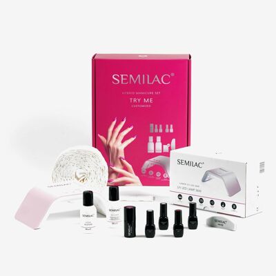 Semilac Starter Set Try Me CUSTOMISED with 36W Led Lamp 6