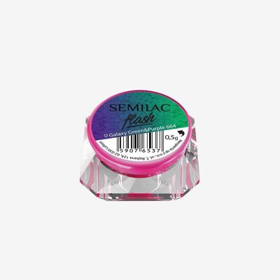 Semilac Flash Galaxy Green&Purple 664