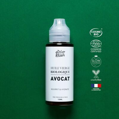 Huile vierge bio d’Avocat | 120mL