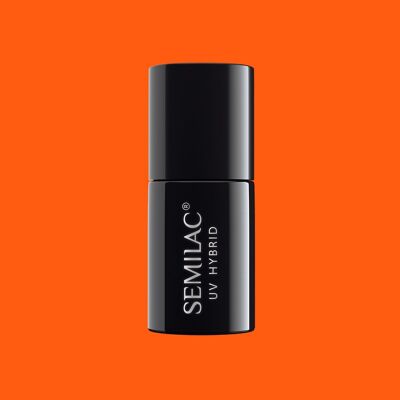 Semilac 045 Electric Orange UV Gel Polish 7ml