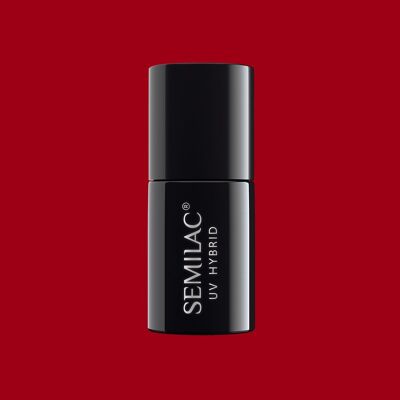 Semilac 027 Intense Red UV Gel Polish 7ml