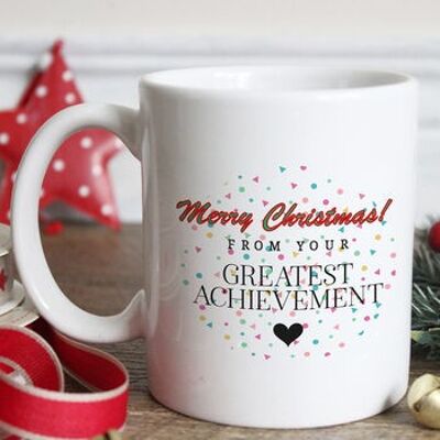 De votre plus grande réussite Mug de Noël