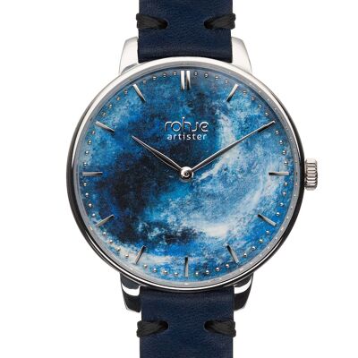 Rohje Artister Into The Blue with reindeer leather strap
