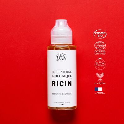 Huile vierge bio de Ricin | 120mL