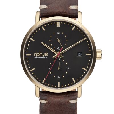 Rohje Adventurister Gold with reindeer leather strap