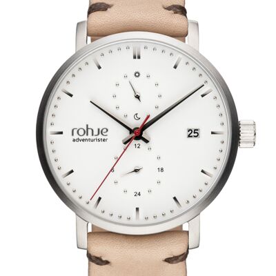 Rohje Adventurister White with reindeer leather strap
